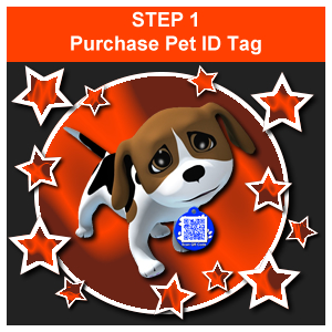 Scan Me Home Pet QR Code ID Tag and GPS Tracking Collar Step 1