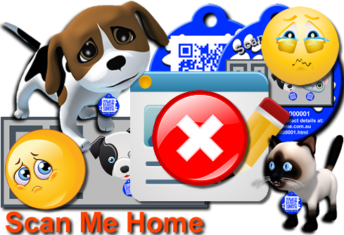 Scan Me Home Pet ID Tags Banner Image