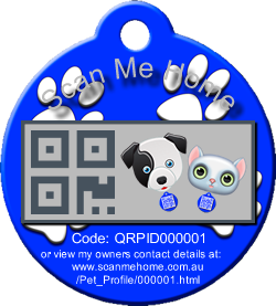 Scan Me Home QR Code Pet ID Tag and GPS Tracking Collar Buy Online Product 1_1 Image